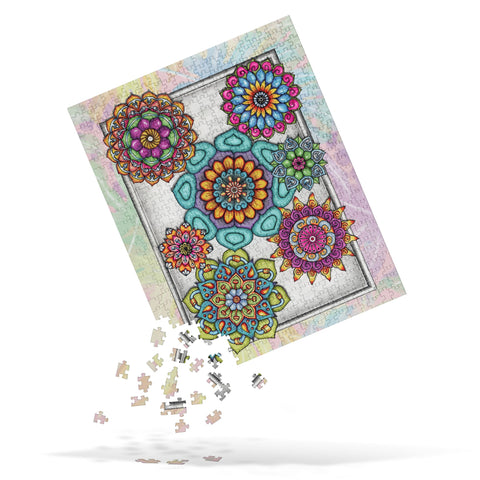 Mandala Collage 4 Jigsaw puzzle - Martin K Designs