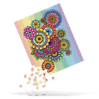 Mandala Collage 5 Jigsaw puzzle - Martin K Designs