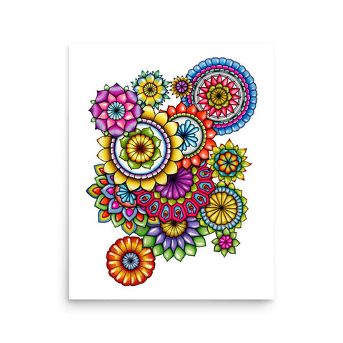 Mandala Collage 6 Print - Martin K Designs