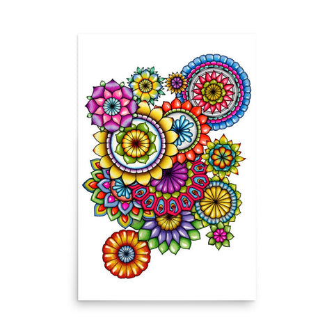 Mandala Collage 6 Print - Martin K Designs