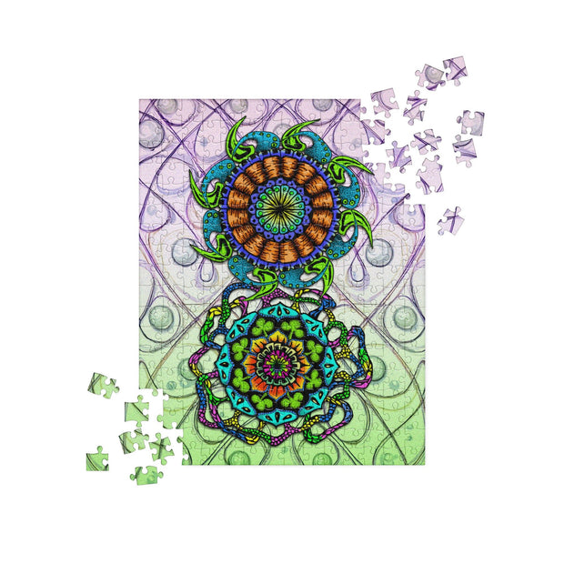 Mandala Duo Jigsaw Puzzle - Martin K Designs