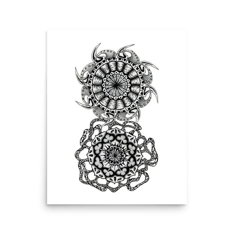 Mandala Duo Print - Martin K Designs