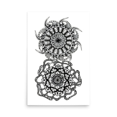 Mandala Duo Print - Martin K Designs