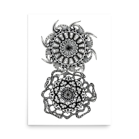 Mandala Duo Print - Martin K Designs