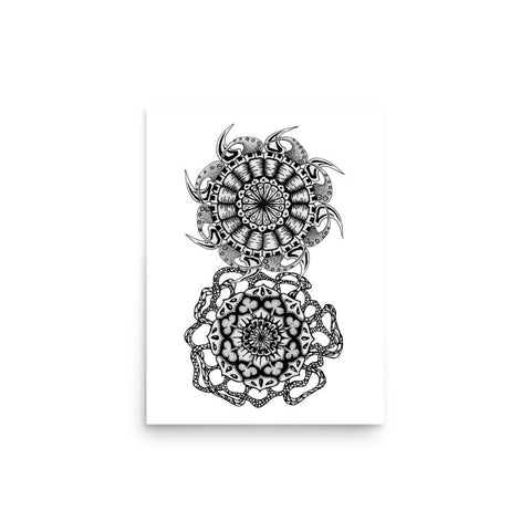 Mandala Duo Print - Martin K Designs