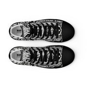 Mandala 2 Men’s high top canvas shoes