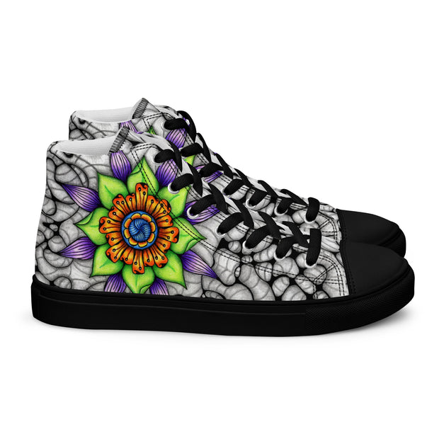 Ethereal Men’s high top canvas shoes