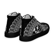 Mandala 1 Men’s high top canvas shoes