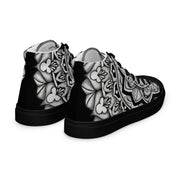 Mandala 2 Men’s high top canvas shoes