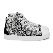 Mandala 2 Men’s high top canvas shoes