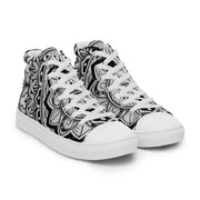 Mandala 2 Men’s high top canvas shoes