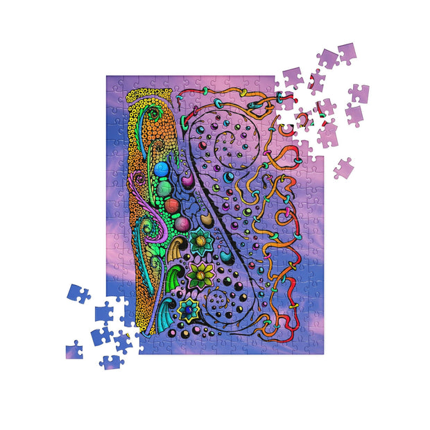 Sea Snake Jigsaw Puzzle - Martin K Designs