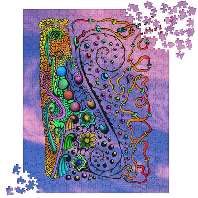 Sea Snake Jigsaw Puzzle - Martin K Designs