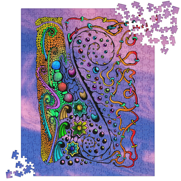 Sea Snake Jigsaw Puzzle - Martin K Designs