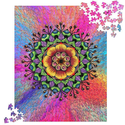 Searching Mandala Jigsaw Puzzle - Martin K Designs