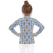 Stained Glass Mandala Kids Rash Guard - Martin K Designs