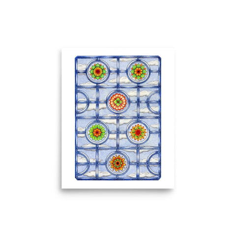 Stained Glass Mandalas Print - Martin K Designs