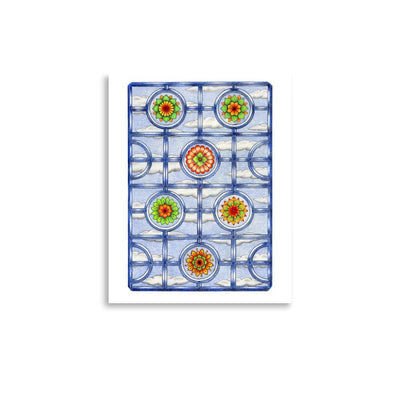 Stained Glass Mandalas Print - Martin K Designs