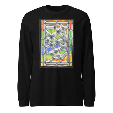 Stained Glass Unisex Long Sleeve Tee - Martin K Designs