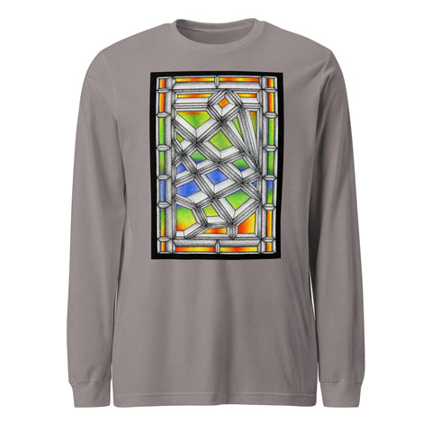 Stained Glass Unisex Long Sleeve Tee - Martin K Designs