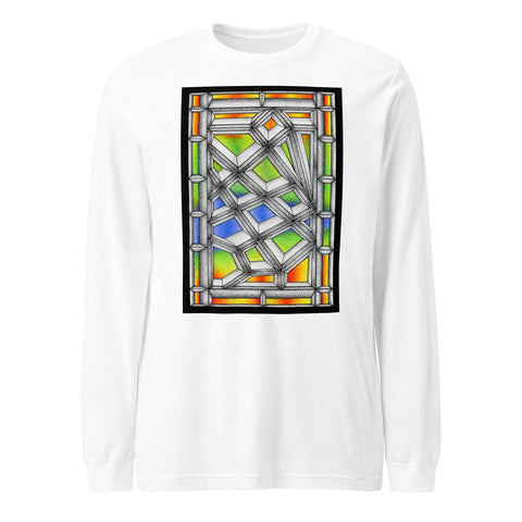 Stained Glass Unisex Long Sleeve Tee - Martin K Designs