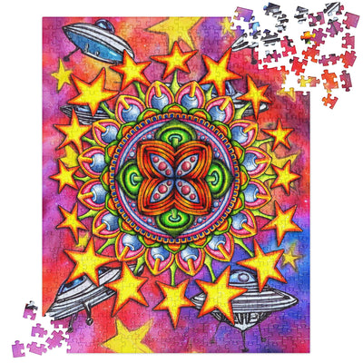 Starward Mandala Jigsaw Puzzle - Martin K Designs