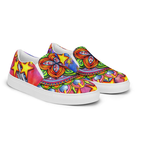 Starward women’s slip - on canvas shoes - Martin K Designs