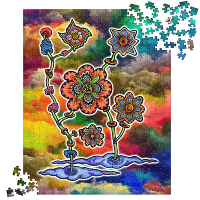 Steampunk Flowers II Puzzle - Martin K Designs