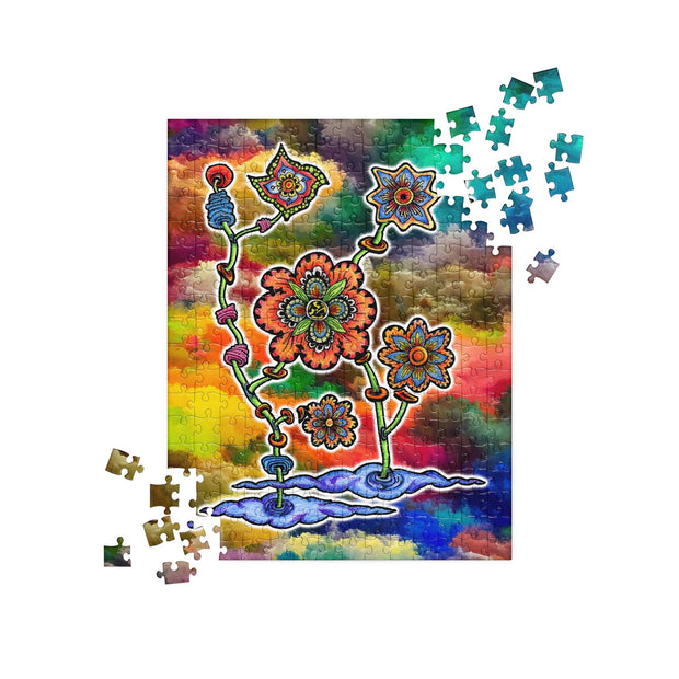 Steampunk Flowers II Puzzle - Martin K Designs