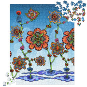 Steampunk Flowers Jigsaw Puzzle - Martin K Designs