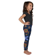 Steampunk Flowers Kid's Leggings - Martin K Designs