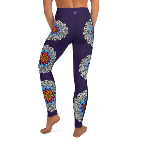 Step Out of Your Comfort Zone Yoga Leggings with inside pocket - Martin K Designs