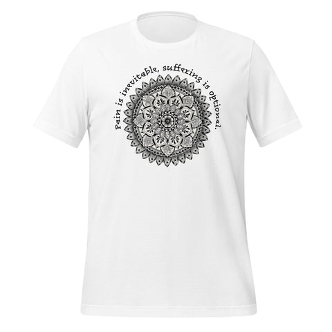 Suffering is Optional Unisex Eco t-shirt - Martin K Designs