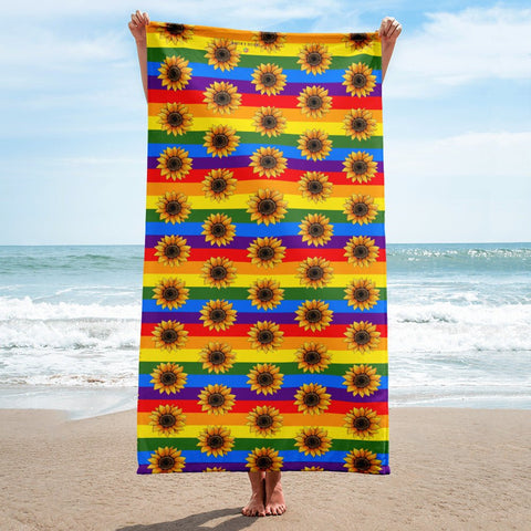 Sunflower Beach Towel - Martin K Designs