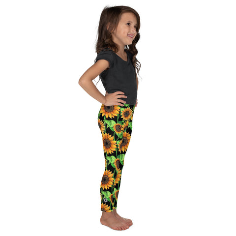 Sunflowers Kid's Leggings - Martin K Designs