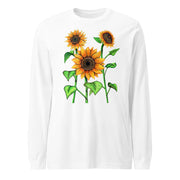 Sunflowers Unisex Unisex Long Sleeve Tee - Martin K Designs