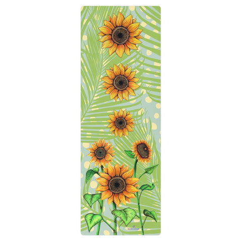 Sunflowers Yoga mat - Martin K Designs