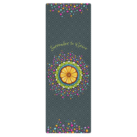 Surrender to Grace Yoga mat - Martin K Designs