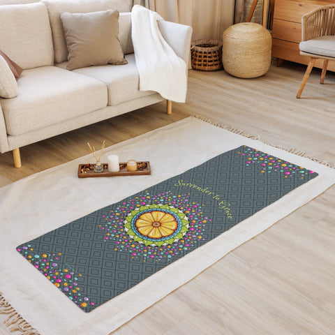 Surrender to Grace Yoga mat - Martin K Designs