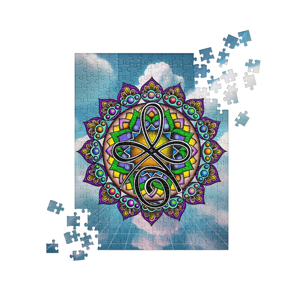 Unconditional Love I Mandala Puzzle - Martin K Designs