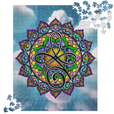 Unconditional Love I Mandala Puzzle - Martin K Designs