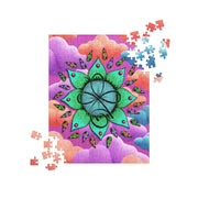 Unconditional Love II Mandala Jigsaw Puzzle - Martin K Designs