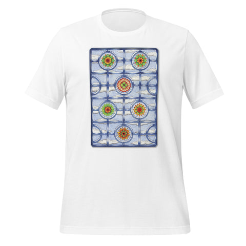 Stained Glass Mandalas Unisex Eco t-shirt