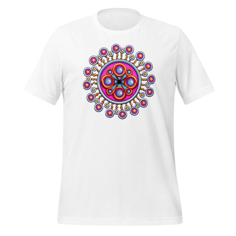 Mandala 22 - Happiness is Natural Unisex Eco t-shirt