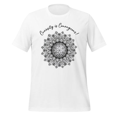 Curiosity is Courageous Unisex Eco t-shirt