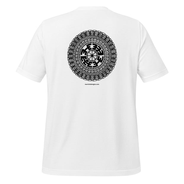 Mandala 1 back only, no phrase unisex t-shirt