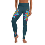 Wild at Heart High Rise Yoga Leggings with Inside Pocket - Martin K Designs