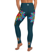 Wild at Heart High Rise Yoga Leggings with Inside Pocket - Martin K Designs