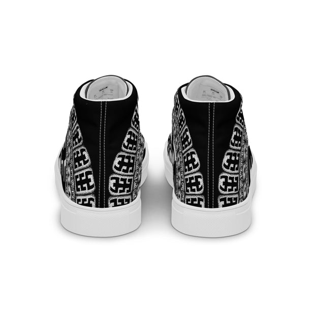 Mandala 1 Women’s high top canvas shoes