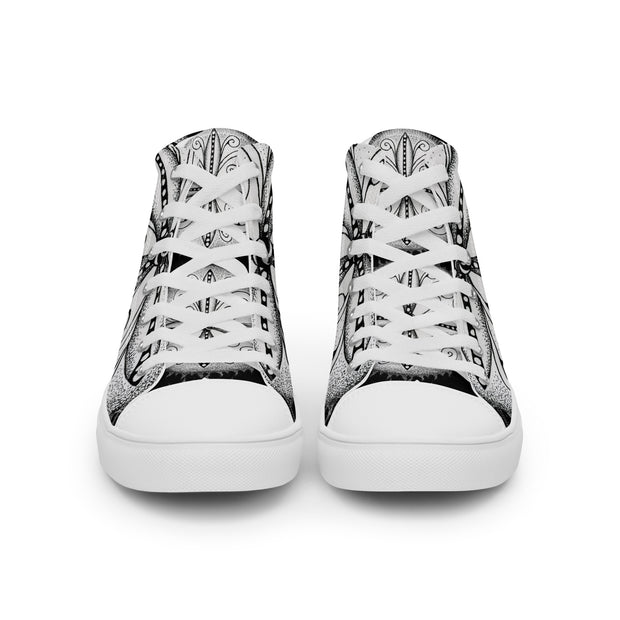 Mandala 30 Women’s high top canvas shoes